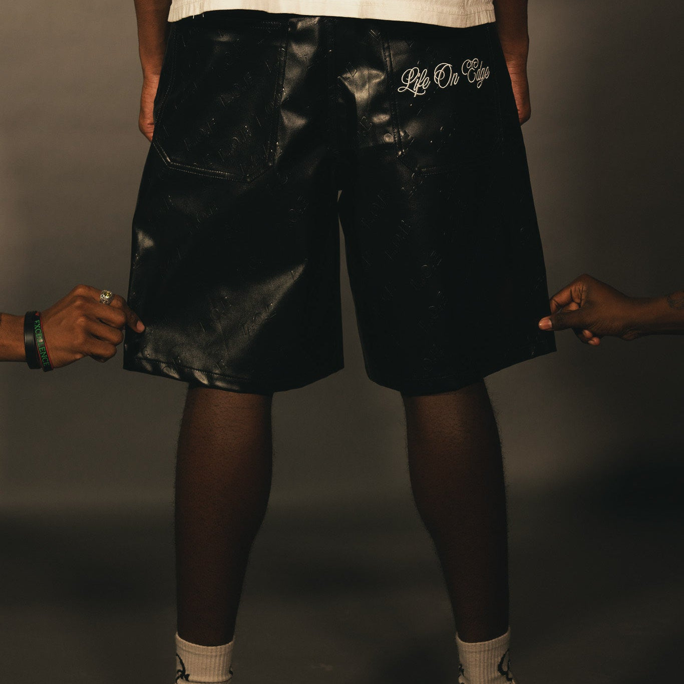 L.O.E “Leather Jorts”