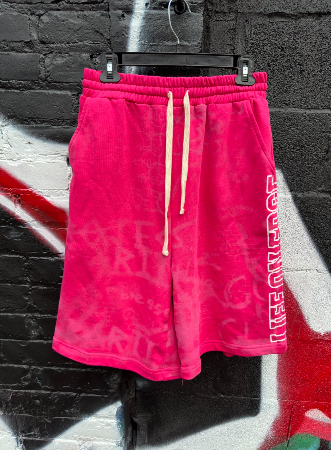 Pink “L.L.O.E” Shorts