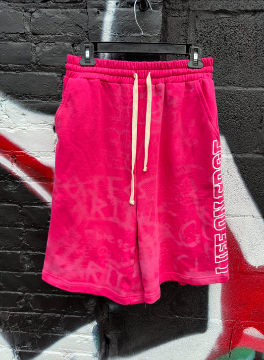 Pink “L.L.O.E” Shorts