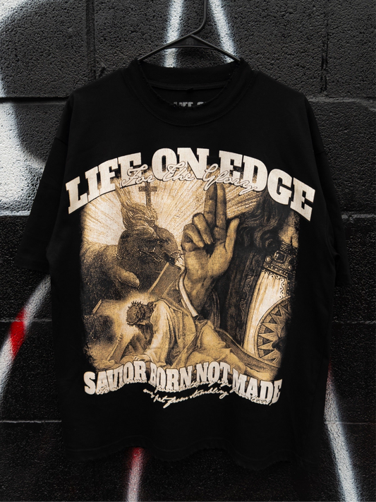 Black “For the glory” Tee