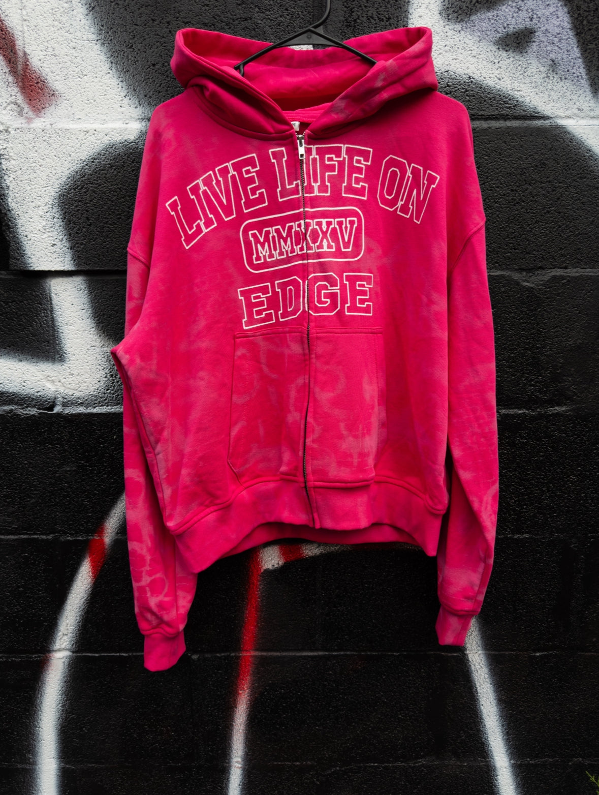 Pink “L.L.O.E” Zip-up