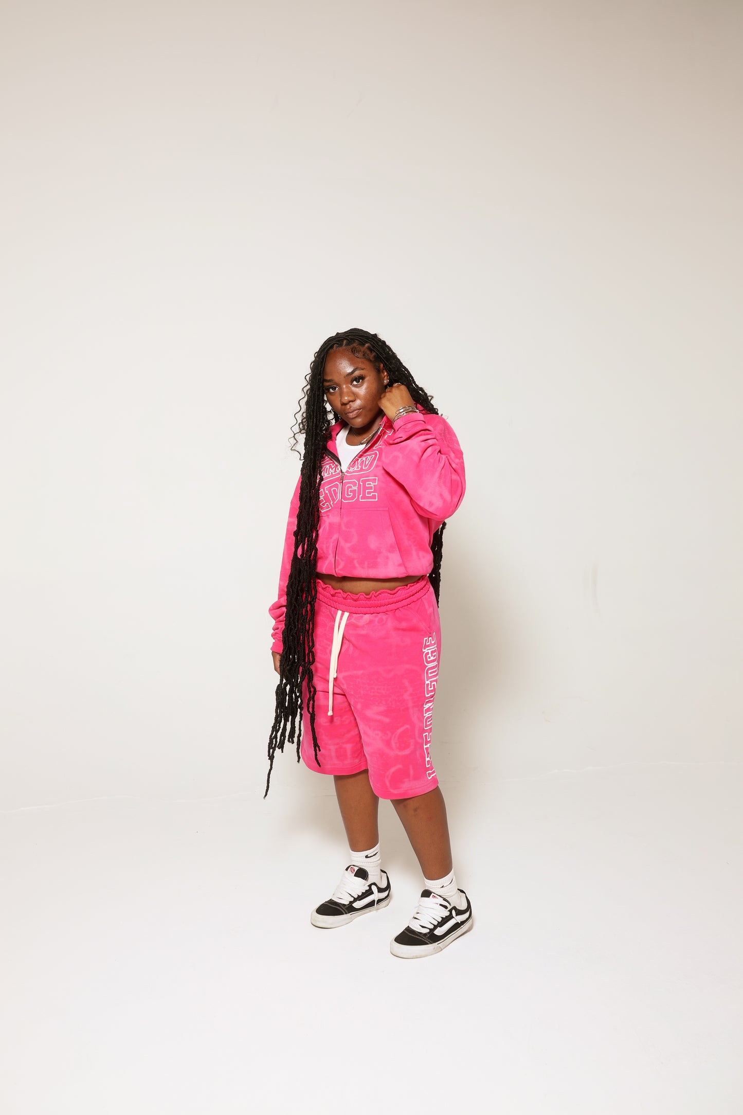 Pink “L.L.O.E” Shorts